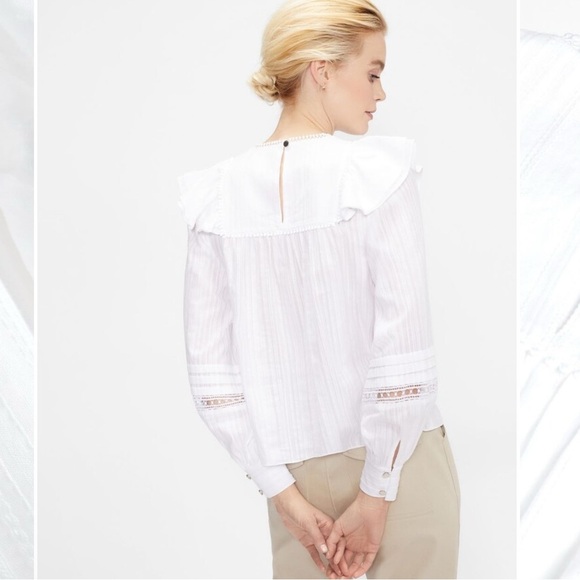 NWT Ted Baker SILAIS Double Frill Blouse - Picture 2 of 16